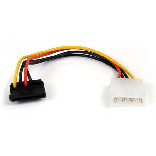 [STSATAPOWADAPR] StarTech SATAPOWADAPR 6 inch 4-Pin Molex to Right Angle SATA Power Cable Adapter