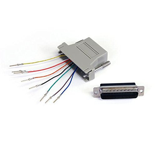 [STGC258MF] StarTech GC258MF DB25 to RJ45 Modular Adapter Male/Female