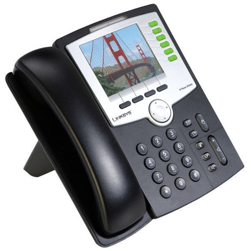 [LYSSPA962-REF] Linksys SPA962 6-Line IP Phone with Dual-Switched Ethernet Ports (Refurbished)