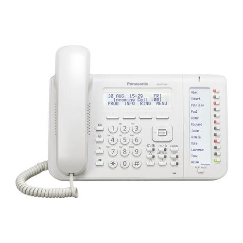 [PANKXNT553-WHT] Panasonic KX-NT553 3-Line Backlit LCD IP Phone (White)