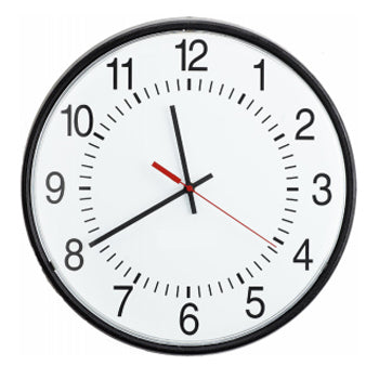 [VALVA2416] Valcom V-A2416 16 inch Round Wired Analog Clock, 24V