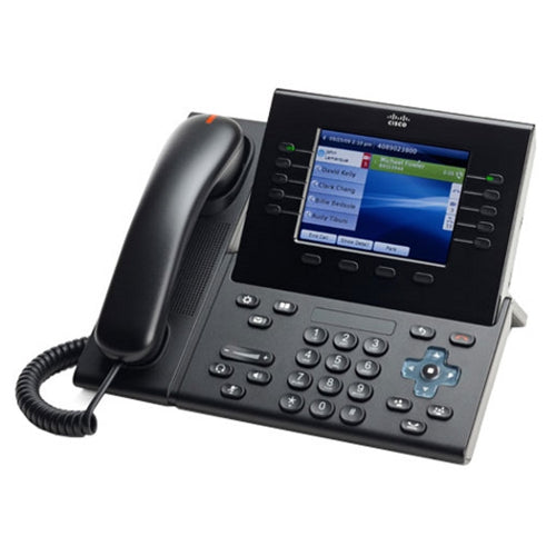 [CSO8961-CGRY-REF] Cisco Unified 8961 Slimline IP Phone (CP-8961-CL-K9-RF) (Charcoal Grey/Refurbished)