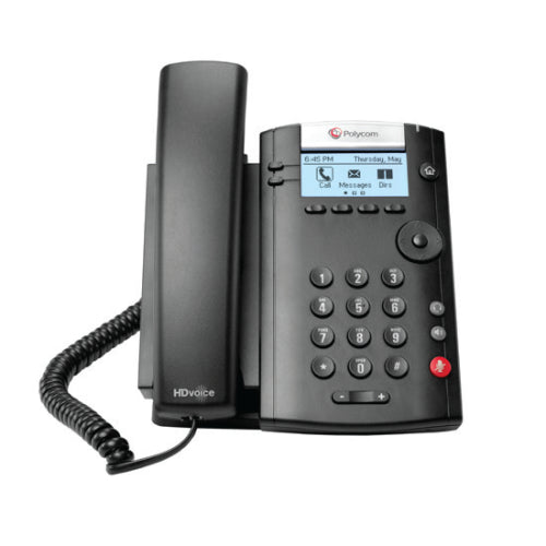 [PLY220040450001] Polycom 2200-40450-001 VVX 201 IP Business PoE Phone With Power Supply