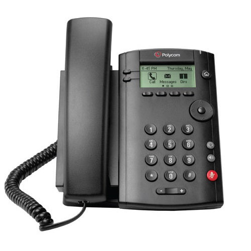 [PLY220040250001AC] Polycom 2200-40250-001 VVX 101 IP Business PoE Phone With Power Supply