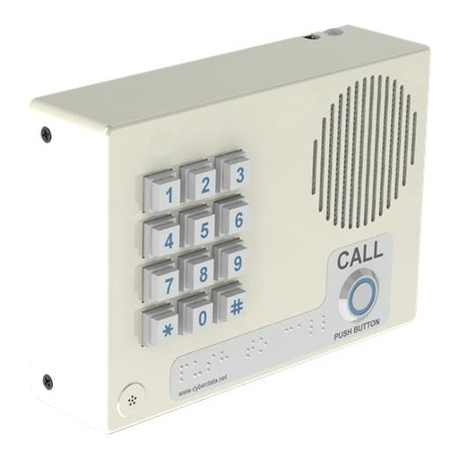 [CYB011113] CyberData 011113 Wall Mounted VoIP Intercom with Keypad
