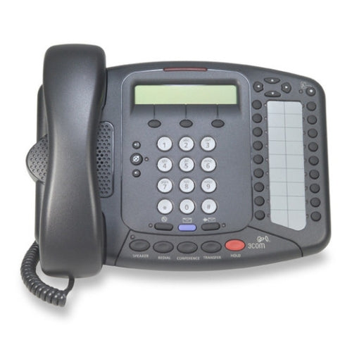 [3COM3C10402B-REF] 3Com NBX/VCX 3102B 3C10402B Display Business Phone (Charcoal/Refurbished)
