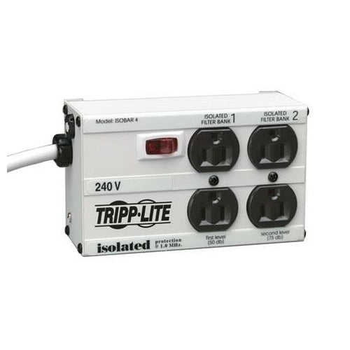 [TPLISOBAR4220] Tripp Lite ISOBAR4/220 Isobar 4-Outlets 330 Joules Surge Protector