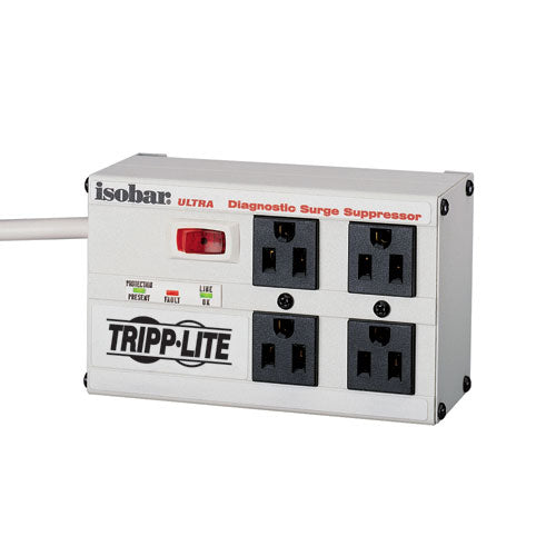 [TPLISOBAR4ULTRA] Tripp Lite ISOBAR4ULTRA Isobar 4-Outlets 3330 Joules Diagnostic Surge Protector