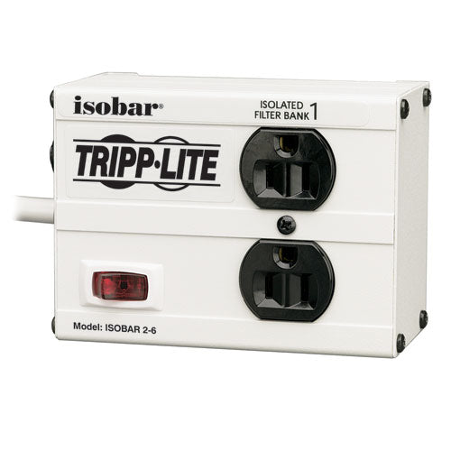 [TPLISOBAR26] Tripp Lite ISOBAR2-6 2-Outlets 1410 Joules Surge Suppressor