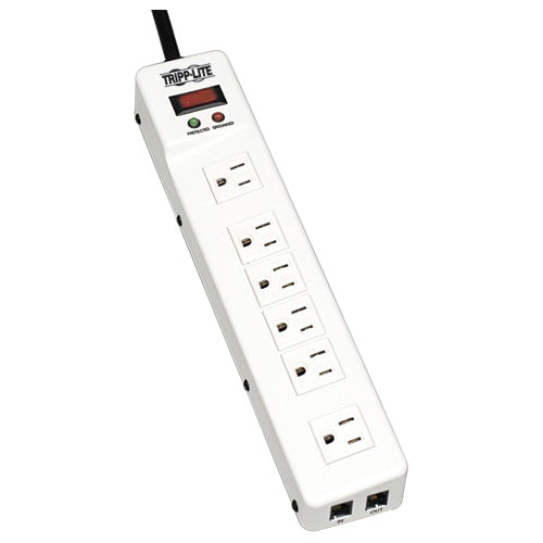 [TPLTLM626TEL15] Tripp Lite TLM626TEL15 Protect It! 6-Outlets 1340 Joules Surge Suppressor