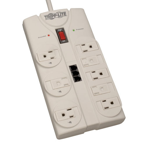 [TPLTLP808TEL] Tripp Lite TLP808TEL Protect It! 8-Outlets 2160 Joules Surge Suppressor