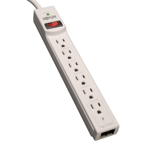[TPLTLP608TEL] Tripp Lite TLP608TEL Protect It! 6-Outlets 990 Joules Surge Suppressor