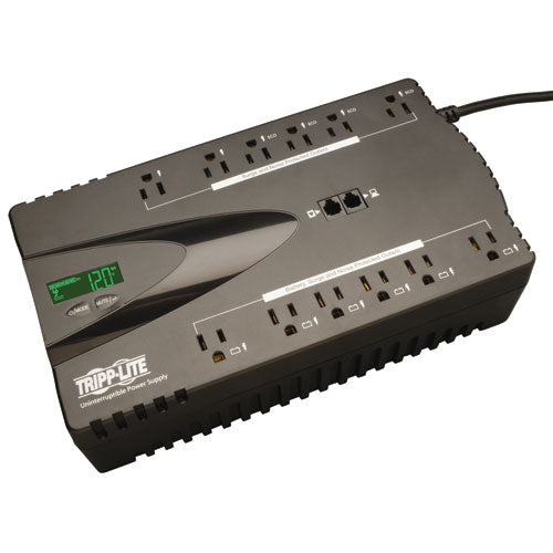 [TPLECO850LCD] Tripp Lite ECO850LCD 425W 850VA 12-Outlets Wall Mountable UPS