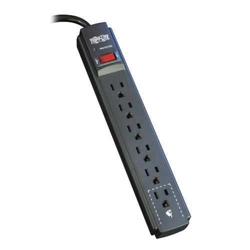 [TPLTLP606B] Tripp Lite TLP606B Protect It! 120V 6-Outlets 790 Joules Surge Suppressor