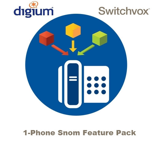 [DIG1SWXPPROVSNOM1] Digium 1SWXPPROVSNOM1 Switchvox 1-Phone Snom Feature Pack