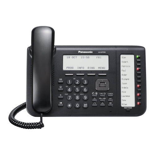 [PANKXNT556-BLK] Panasonic KX-NT556 6-Line Backlit IP Phone (Black)