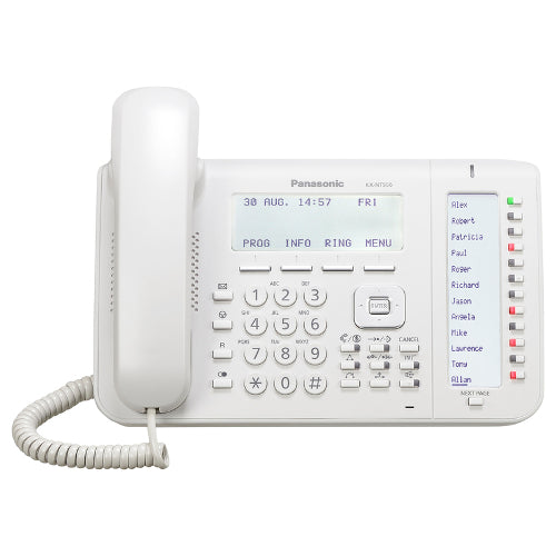 [PANKXNT556-WHT] Panasonic KX-NT556 6-Line Backlit IP Phone (White)