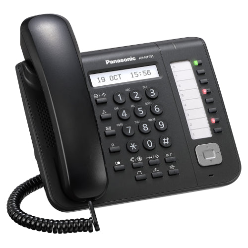 [PANKXNT551-BLK] Panasonic KX-NT551 Single-Line Backlit IP Phone (Black)