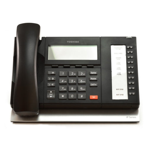 [TOSIP5522SD-BLK-REF] Toshiba IP5522-SD 10-Button IP Speakerphone (Black/Refurbished)