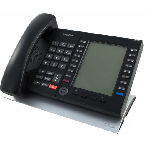 [TOSDP5130SDL-BLK-REF] Toshiba DP5130-SDL 10-Button Large Display Digital Speakerphone (Black/Refurbished)