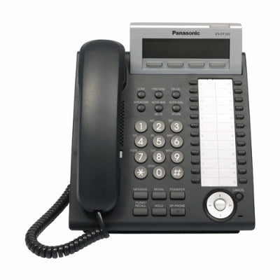 [PANKXDT343-BLK-REF] Panasonic KX-DT343 3-Line Backlit LCD Display Phone (Black/Refurbished)