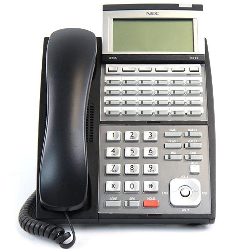[NECUX500024BTN-BLK-REF] NEC 0910048 IP3NA-24TXH UX5000 24-Button Display Phone (Black/Refurbished)