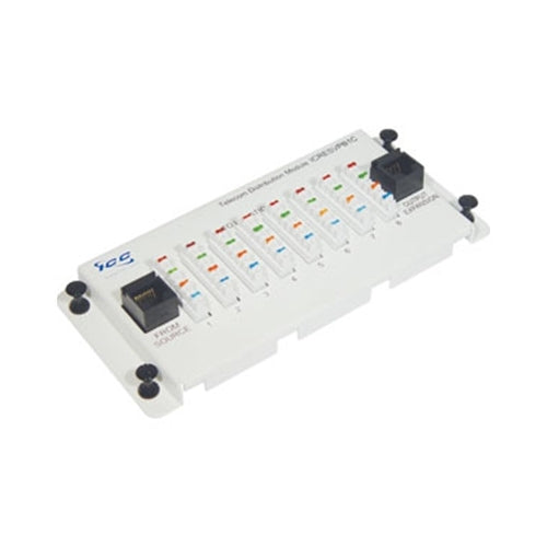 [ICCICRESVPA1C] ICC ICRESVPA1C 8-Port Telephone Resi Module with RJ31X