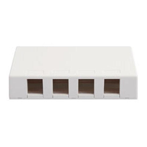 [ICCIC107SB4WH] ICC IC107SB4WH 4-Port Surface Mount Box (White)