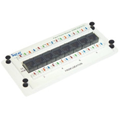 [ICCICRESDPA2C] ICC ICRESDPA2C Cat5e 8-Port Deluxe Series Data Module