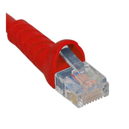 [ICCICPCSJ25RD-RED] ICC ICPCSJ25RD Molded Boot Category 5e Patch Cord 25ft. (Red)