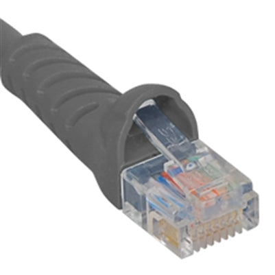 [ICCICPCSJ25GY-GRY] ICC ICPCSJ25GY Booted Category 5e Patch Cord 25 ft. (Gray)