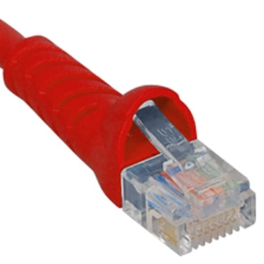 [ICCICPCSK03RD-RED] ICC ICPCSK03RD Cat 6 Molded Boot Patch Cord, 3FT (Red)
