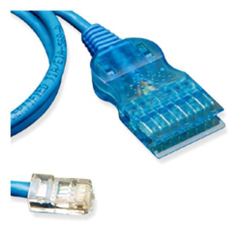 [ICCICPCSA03BL] ICC ICPCSA03BL Cat 5e 110-8P8C 3FT Patch Cord, T568A (Blue)