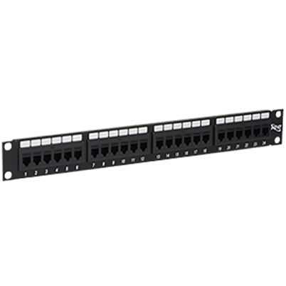 [ICCICMPP24CP6] ICC ICMPP24CP6 24-Port Cat6 Feed Through Patch Panel, 1 RMS
