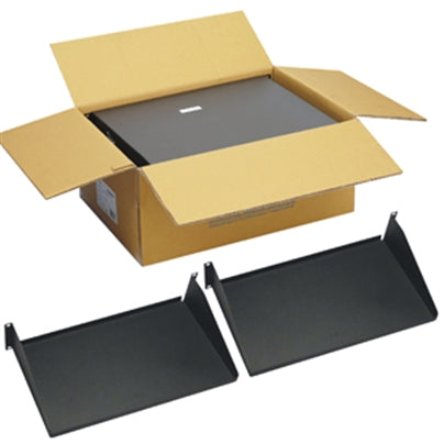 [ICCMSRSFC1] ICC ICCMSRSFC1 10" Deep Rack Shelf, 2 RMS, 2-Pack