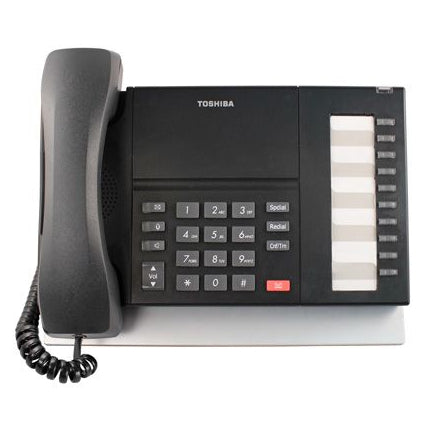 [TOSDP5018S-BLK-REF] Toshiba DP5018-S 10 Button Non-Display Digital Speakerphone (Black/Refurbished)