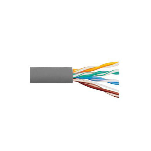 [ICCICCABR5EGY] ICC ICCABR5EGY Category 5e CMR PVC Cable (Gray)