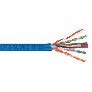 [ICCICCABP6VBL] ICC CAT6 CMP Plenum Value Line 500 MHz Cable (Blue)