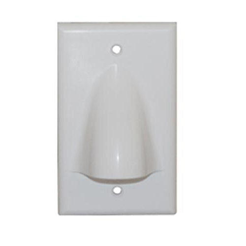 [ICCIC640BSSWH] ICC IC640BSSWH 1-Gang Bulk Nose Faceplate (White)