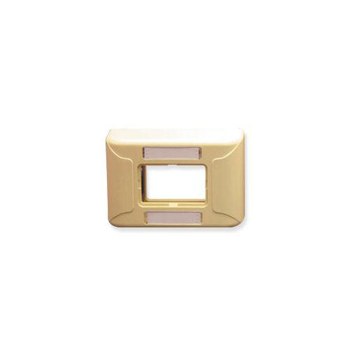 [ICCIC108UFP-IVY] ICC IC108UFP 1-Port Furniture Faceplate (Ivory)