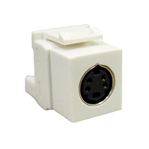 [ICCIC107SVIWH-WHT] ICC IC107SVIWH S-Video IDC Modular Connector (White)