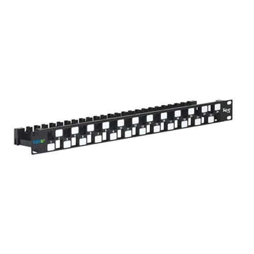 [ICCIC107PPU6A] ICC IC107PPU6A Category 6A 24-Port Patch Panel (Black)