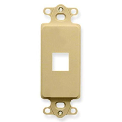 [ICCIC107DI1IV-IVY] ICC IC107DI1IV 1-Port Decorex Insert (Ivory)
