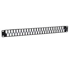 [ICC-107BP481-BLK] ICC Patch Panel Blank HD 48-Port 1-RMS (Black)