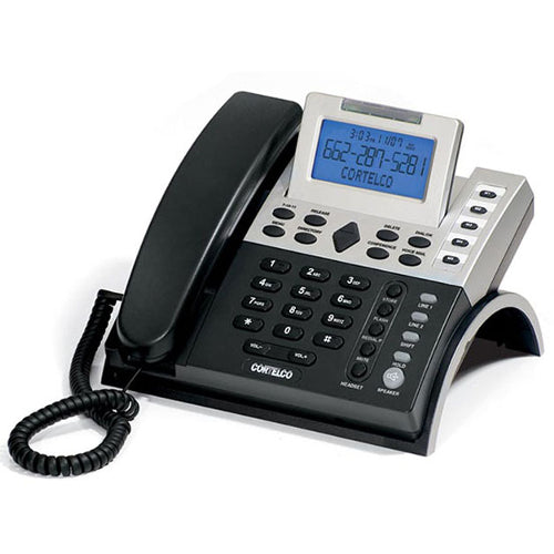 [COR1220] Cortelco 1220 Basic 2-Line Business Phone with Caller ID