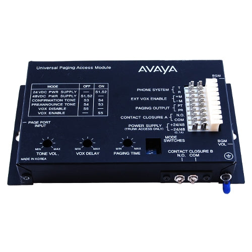 [AVA405891698-REF] Avaya 405891698 LUUPAM Universal Paging Access Module (Refurbished)
