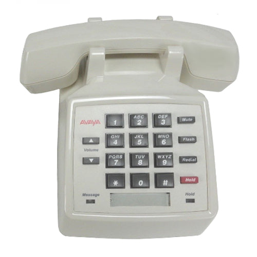 [AVA108209065-WHT-REF] Avaya 2500-YMGP 108209065 Single Line Phone (White/Refurbished)