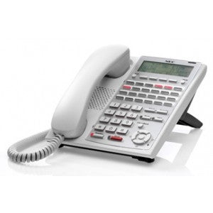 [NEC24BTNFDBP-WHT] NEC 1100062 IP4WW-24TXH-B-TEL SL1100 24-Button Full-Duplex Backlit Display Digital Telephone (White)