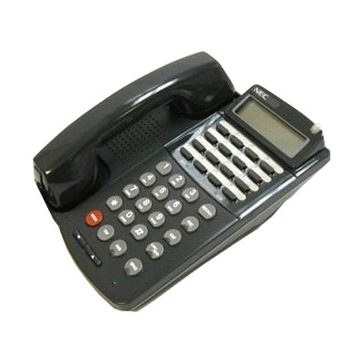 [NECNETJ16BDP-BLK-REF] NEC 570511 NEAX Dterm III ETJ-16DC-2 16 Button Display Telephone (Black/Refurbished)