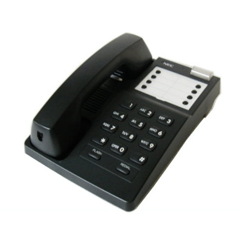 [NECDTP1HM1SLHP-BLK-REF] NEC 770087 DTP-1HM-1 Single Line Hotel Motel Phone (Black/Refurbished)